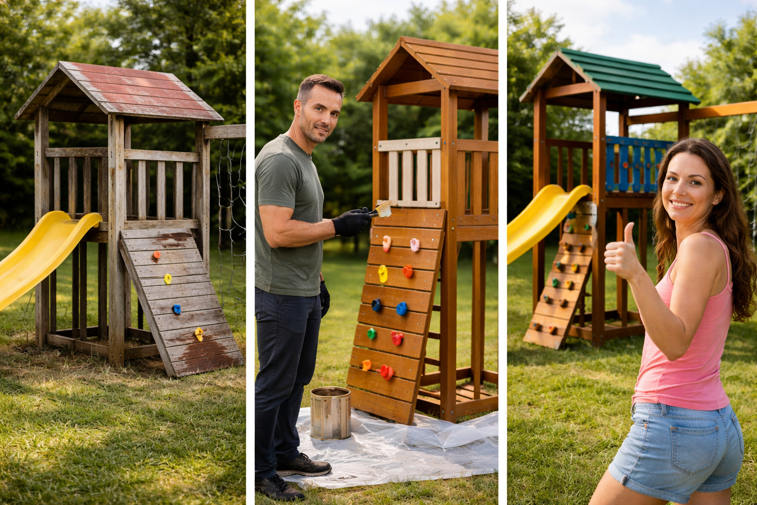 Kerti játszótér, faház, kerítés vagy kültéri bútor festése előtt állsz? 